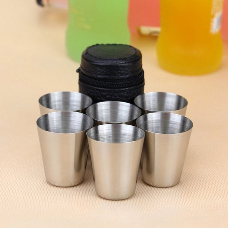 4/6Pcs Stainless Steel Cups Mi - огляд і ціна Coffee Equipment Camping