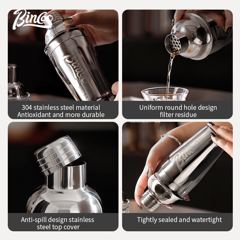 BINCOO Stainless Steel Shaker  - огляд і ціна Coffee Equipment And Tools