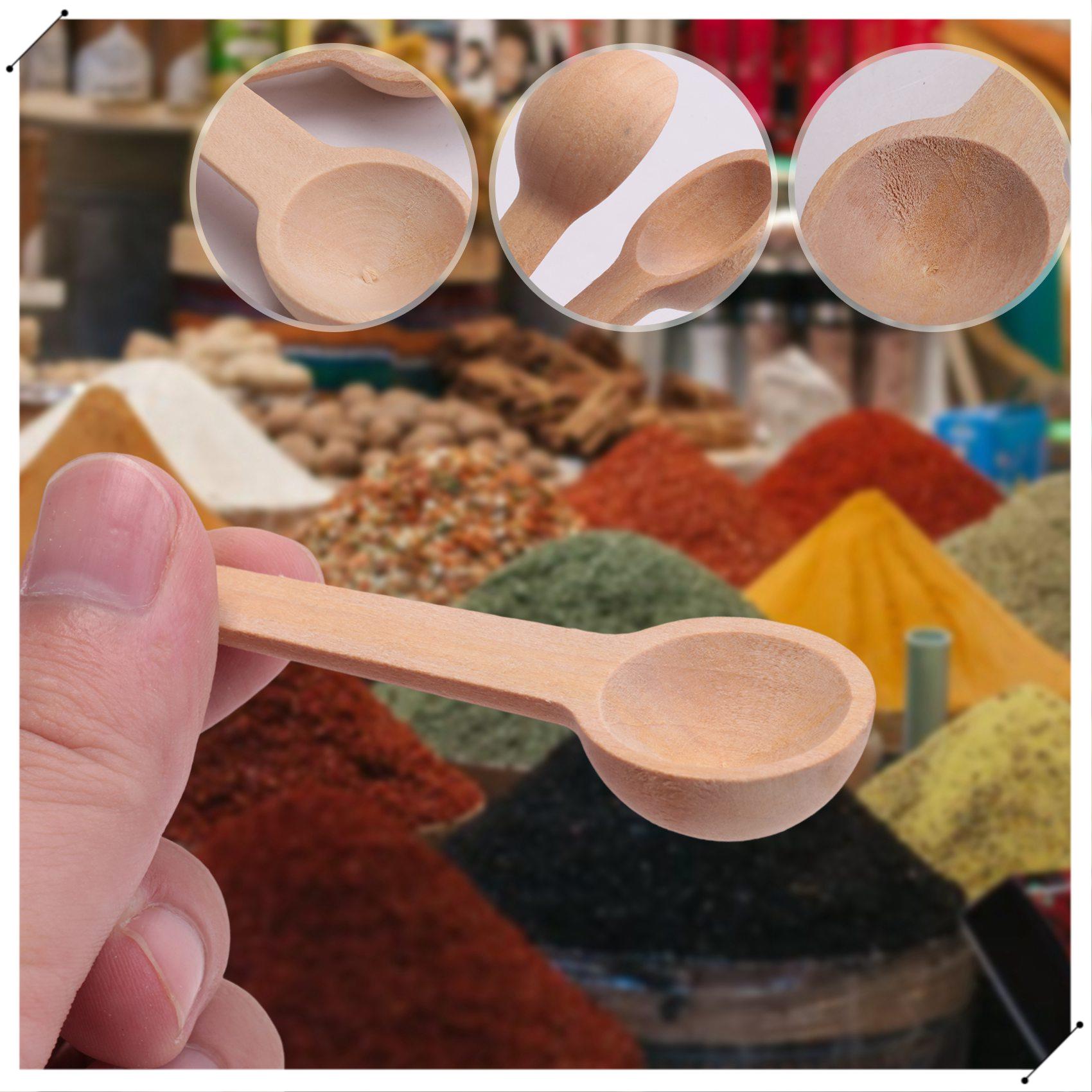 100 Pieces Mini Wooden Spoons  - огляд і ціна Coffee Equipment And Tools