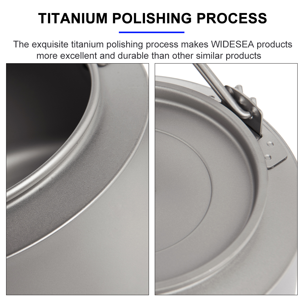 Widesea Camping Titanium Kettl - огляд і ціна Coffee Equipment And Supplies