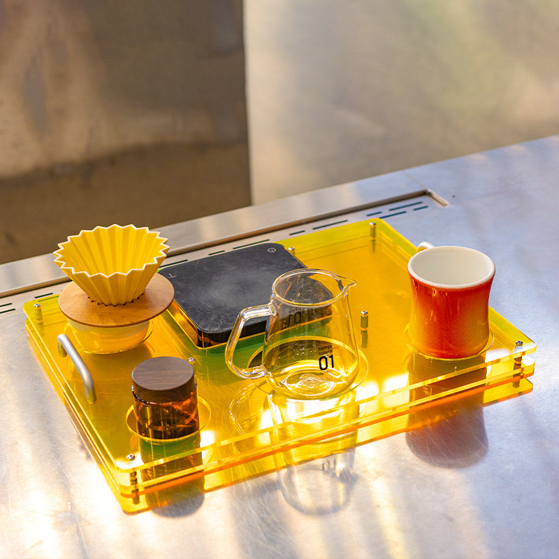 Acrylic coffee tray, used to s - огляд і ціна Coffee Equipment Tray