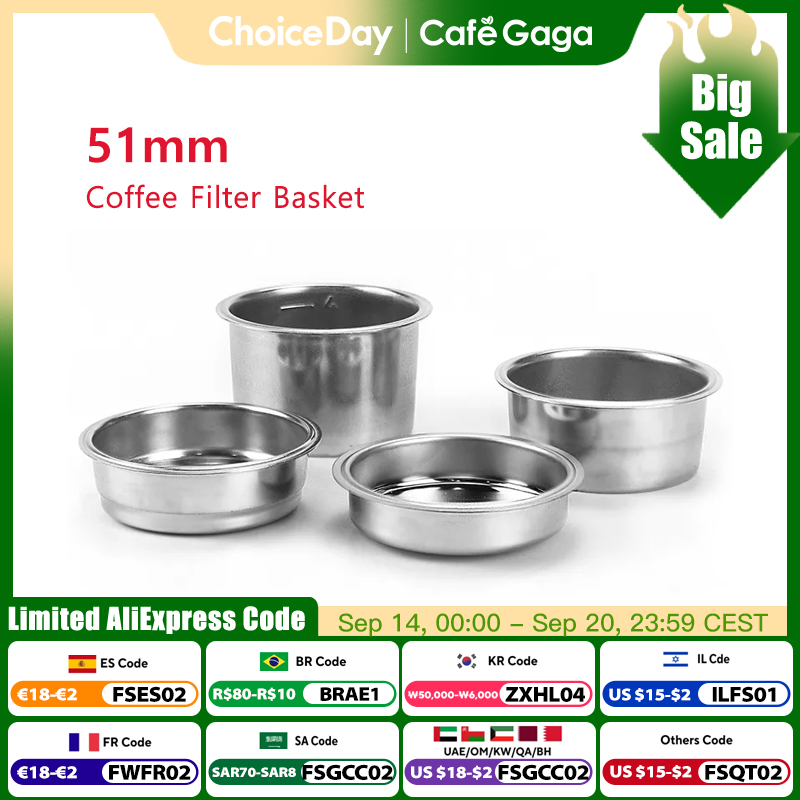 51mm Coffee Filter Basket For  - огляд і ціна Coffee Equipment Machine