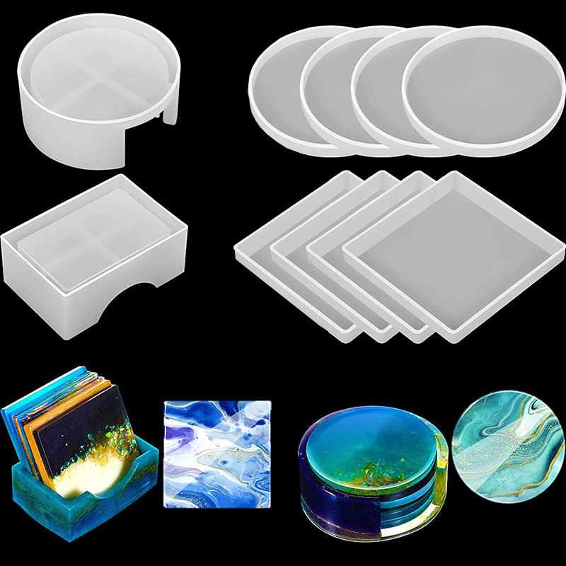 Round Square Coaster Silicone  - огляд і ціна Coffee Equipment Tray