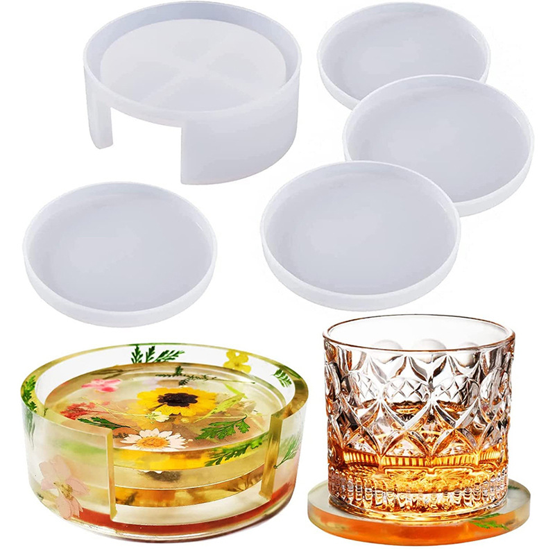Round Square Coaster Silicone  - огляд і ціна Coffee Equipment Tray