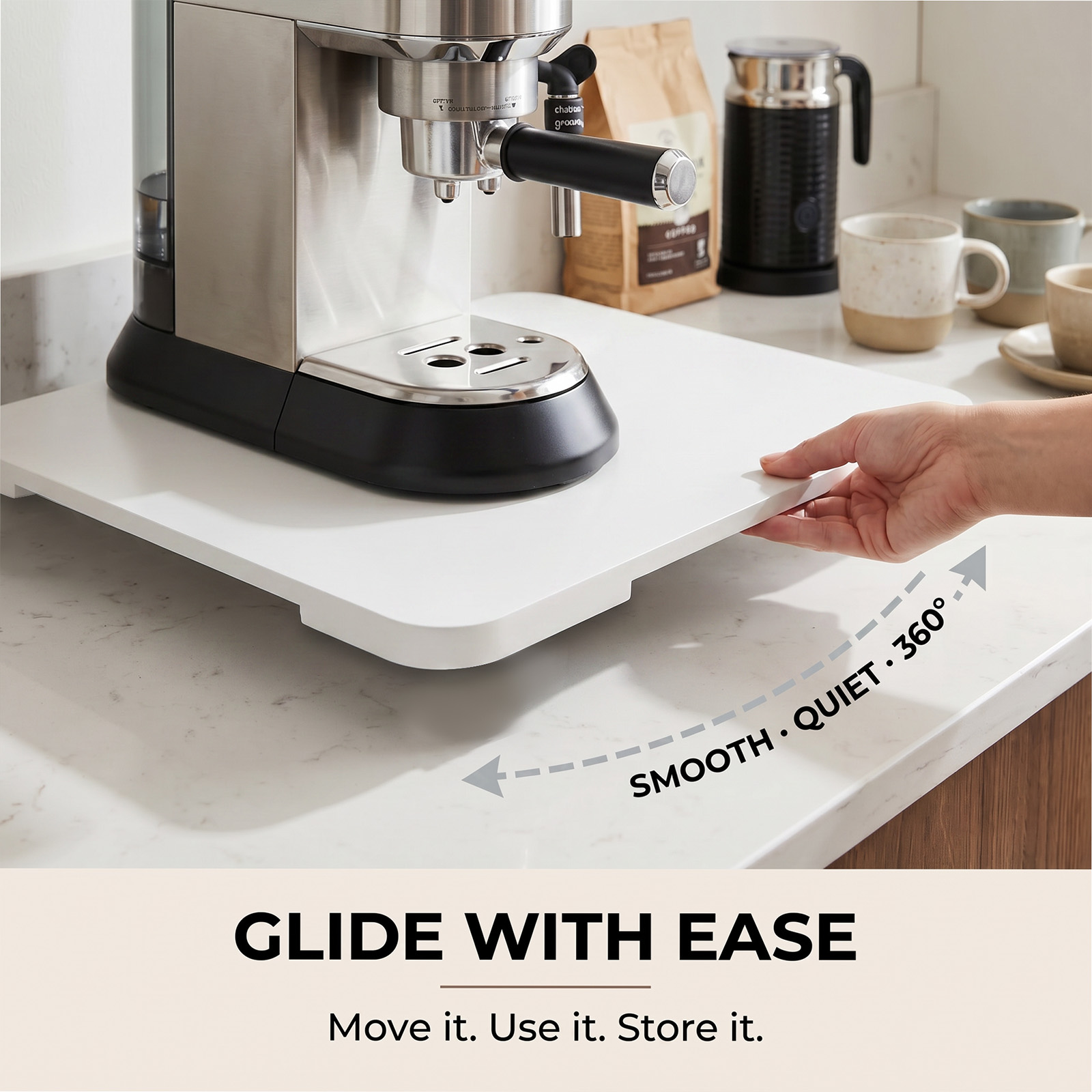 Kitchen Appliance Sliding Tray - огляд і ціна Coffee Equipment Tray